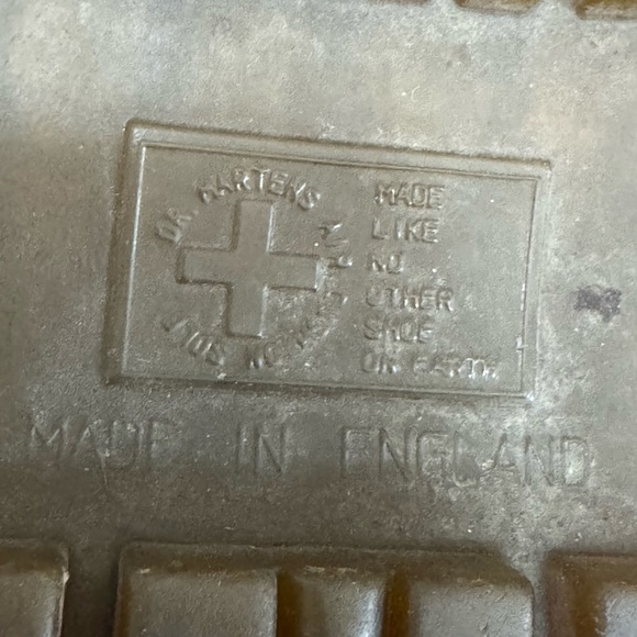 Dr. Martens Made in England  Brown Oxfords Men’s 10 Vintage Chunky Leather Shoes - Picture 11 of 12